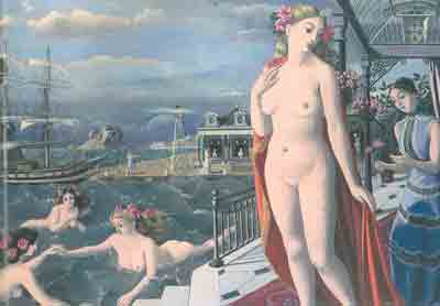 Paul Delvaux El nacimiento de Venus reproduccione de cuadro