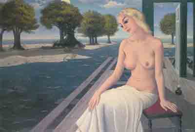 Paul Delvaux La isla reproduccione de cuadro