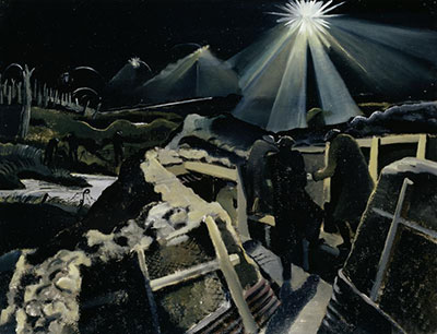 Paul Nash El Ypres Salient en Night reproduccione de cuadro