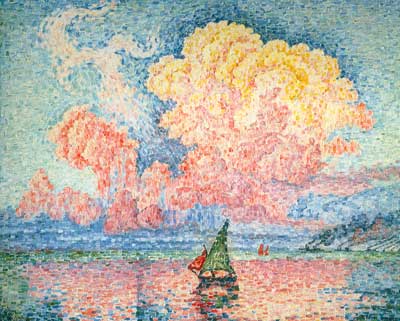 Paul Signac La Nube Rosa, Antibes reproduccione de cuadro