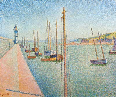 Paul Signac Los mástiles, Pontrieux reproduccione de cuadro