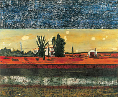 Peter Doig Grasmontes reproduccione de cuadro