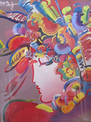 Peter Max Sonrojado Beauty reproduccione de cuadro