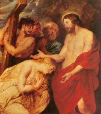 Peter Paul Rubens Cristo y los pecadores reproduccione de cuadro