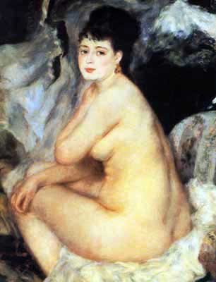 Pierre August Renoir Desnudo reproduccione de cuadro