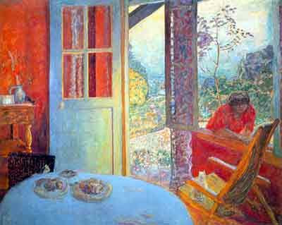 Pierre Bonnard Comedor en el país reproduccione de cuadro