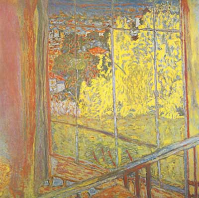 Pierre Bonnard El estudio de Le Cannet con Mimosa reproduccione de cuadro