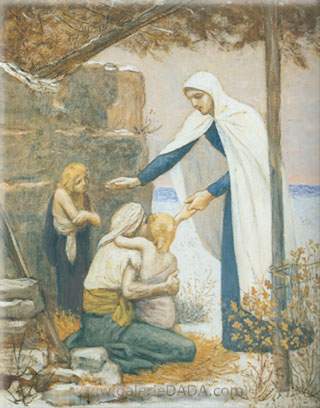 Pierre Puvis de Chavannes Caridad reproduccione de cuadro