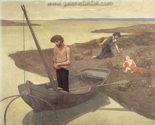 Pierre Puvis de Chavannes El pobre pescador reproduccione de cuadro