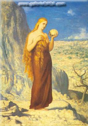 Pierre Puvis de Chavannes La Magdalena reproduccione de cuadro