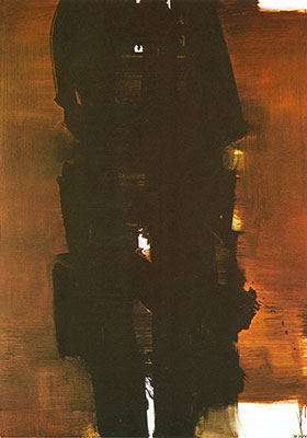 Pierre Soulages Cuadro 31 de diciembre de 1964 reproduccione de cuadro