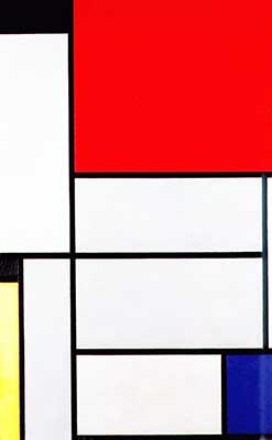 Piet Mondrian Cuadro I reproduccione de cuadro