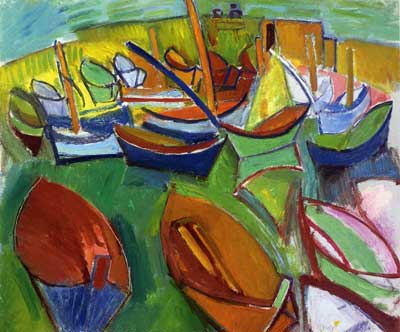 Raoul Dufy Les Martigues reproduccione de cuadro