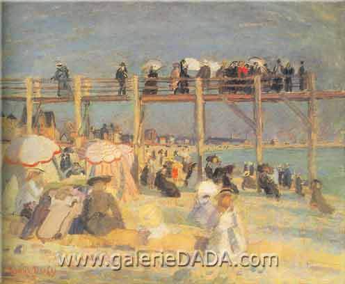 Raoul Dufy Playa en St. Adresse reproduccione de cuadro