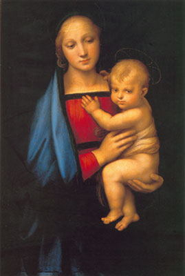 Raphael La Virgen de la Granduca reproduccione de cuadro