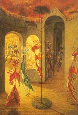 Remedios Varo A la Felicidad de la Mujer reproduccione de cuadro