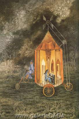 Remedios Varo Caravana reproduccione de cuadro