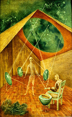 Remedios Varo Creación con Rayos Astral reproduccione de cuadro