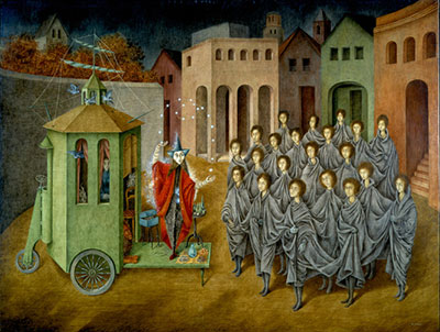 Remedios Varo El Jugador reproduccione de cuadro