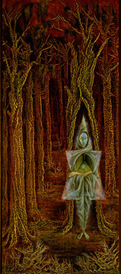 Remedios Varo Ermitaño reproduccione de cuadro