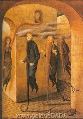 Remedios Varo Locomoción peluda reproduccione de cuadro