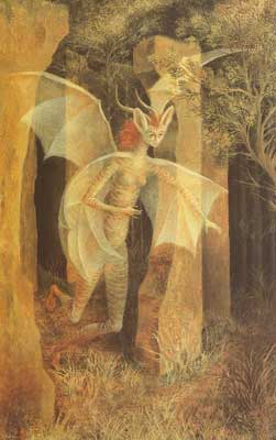 Remedios Varo Personaje reproduccione de cuadro