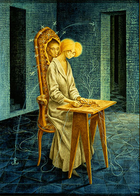 Remedios Varo Presencia intransigente reproduccione de cuadro