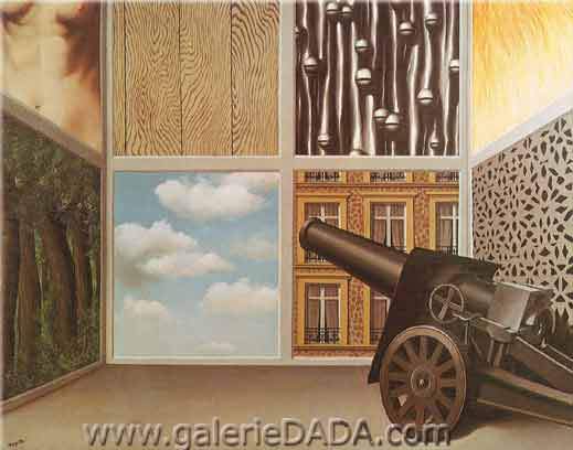 Rene Magritte En el umbral de Liberty reproduccione de cuadro