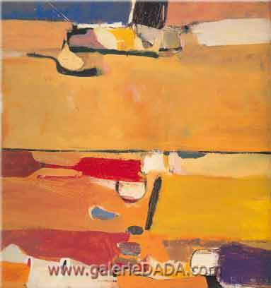 Richard Diebenkorn Un día en las carreras reproduccione de cuadro