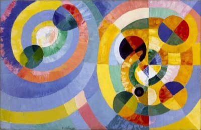 Robert & Sonia Delaunay Formas circulares reproduccione de cuadro