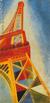 Robert & Sonia Delaunay Torre Eiffel reproduccione de cuadro