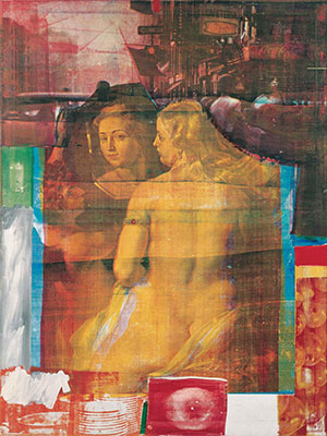 Robert Rauschenberg Persimón reproduccione de cuadro