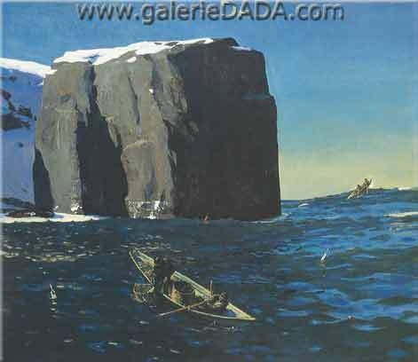 Rockwell Kent Trabajadores del mar reproduccione de cuadro