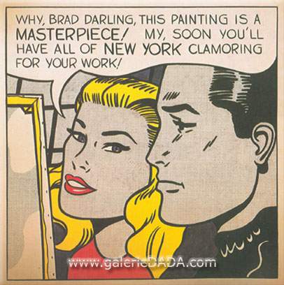 Roy Lichtenstein Obra maestra reproduccione de cuadro