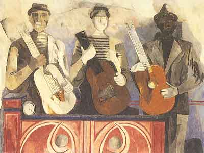 Rufino Tamayo Los músicos reproduccione de cuadro