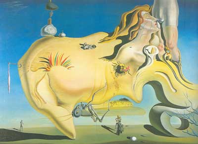 Salvador Dali El gran masturbador reproduccione de cuadro