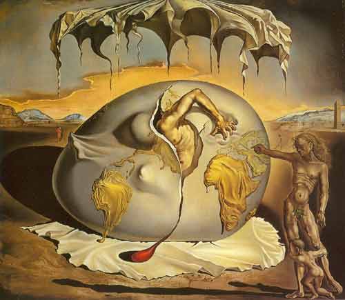 Salvador Dali Geopoliticus Child Watching the Birth reproduccione de cuadro