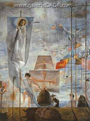 Salvador Dali The Discovery of America por Columbus reproduccione de cuadro