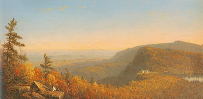 Sanford Robinson Gifford Catskill Mountain House reproduccione de cuadro