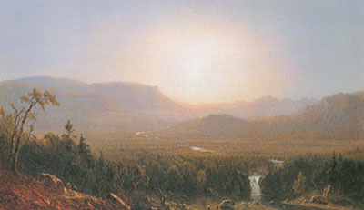 Sanford Robinson Gifford El otoño en las Catskills reproduccione de cuadro