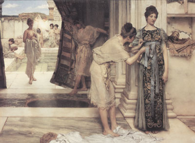 Sir Lawrence Alma-Tadema El Frigidarium reproduccione de cuadro