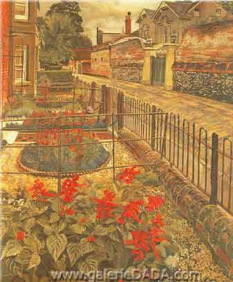 Stanley Spencer Jardines en la libra Cookham reproduccione de cuadro