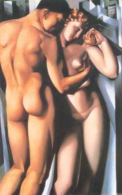 Tamara de Lempicka Adam y Eve reproduccione de cuadro