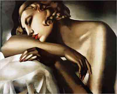 Tamara de Lempicka La Dormeuse reproduccione de cuadro