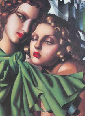 Tamara de Lempicka Las niñas reproduccione de cuadro