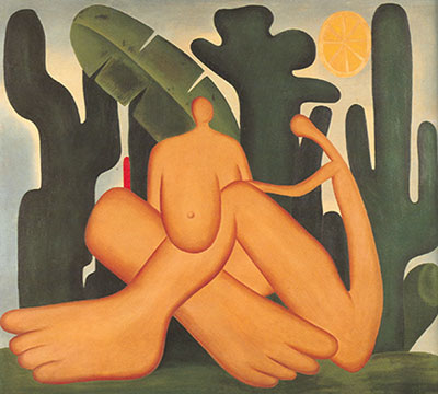 Tarsila do Amaral Antropofagia reproduccione de cuadro