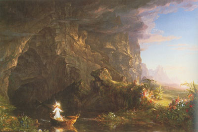 Thomas Cole La Voyage of Life: La infancia reproduccione de cuadro