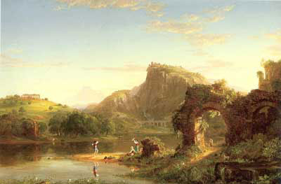 Thomas Cole L'Allegro reproduccione de cuadro