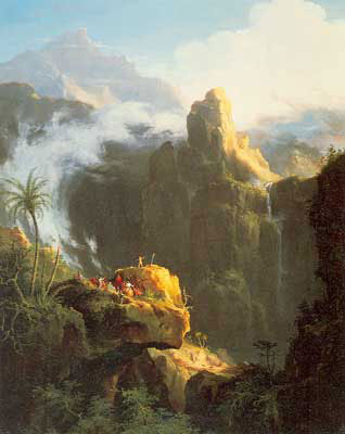 Thomas Cole San Juan en el desierto reproduccione de cuadro