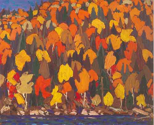 Tom Thomson Otoño Garland reproduccione de cuadro